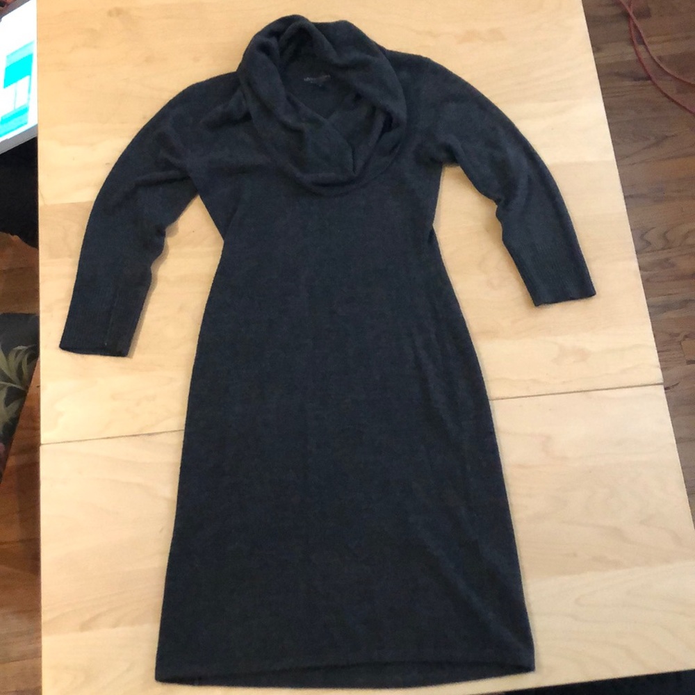 Cowl Neck Sweater Dress - super sexy